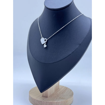 Personalised Heart Necklace | Engraved Pendant in Silver, Gold & Rose Gold