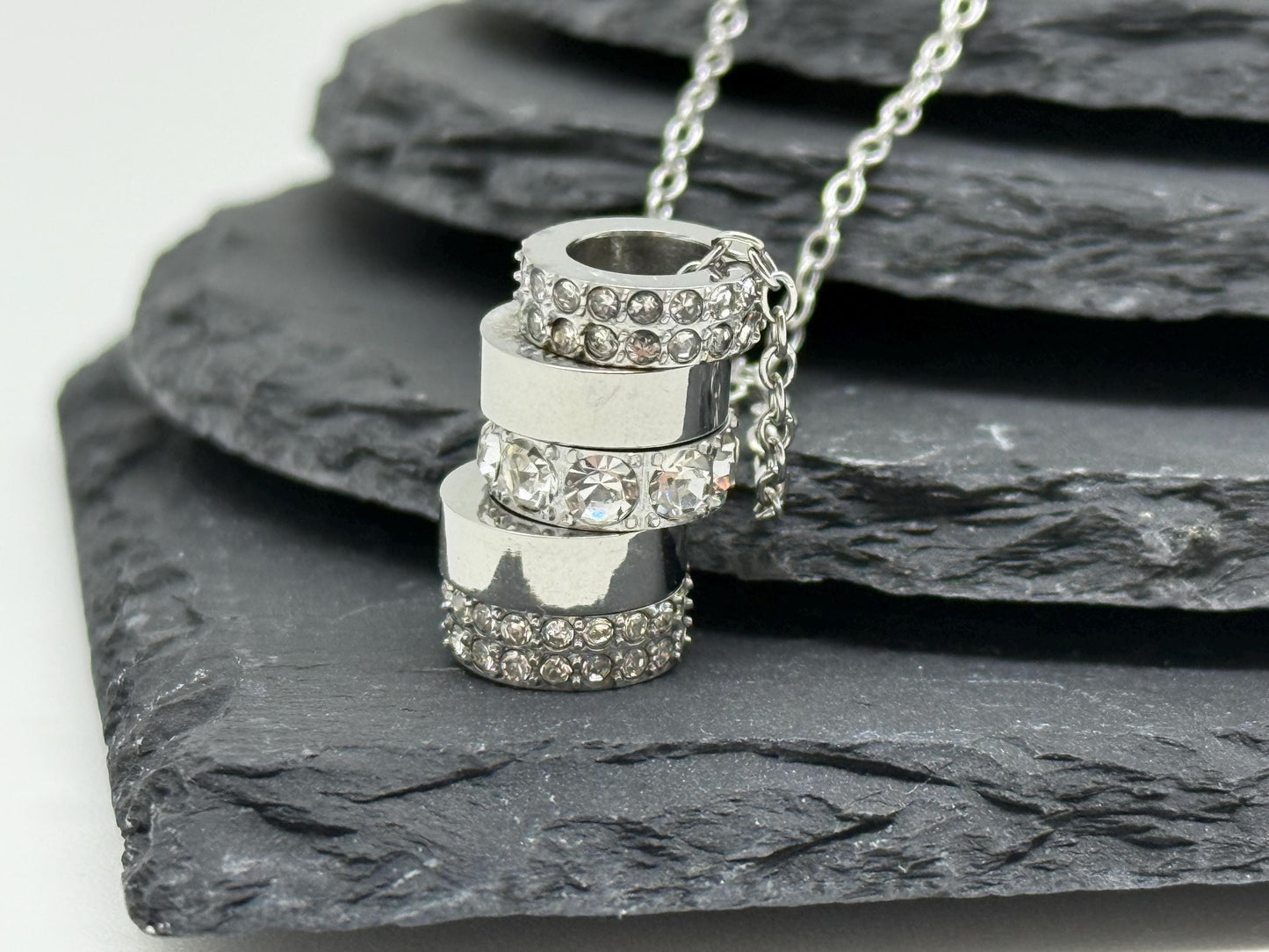 Personalised Hidden Engraved Ring Necklace UK – Love Etchally