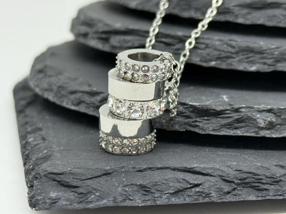 Personalised Hidden Engraved Ring Necklace UK – Love Etchally
