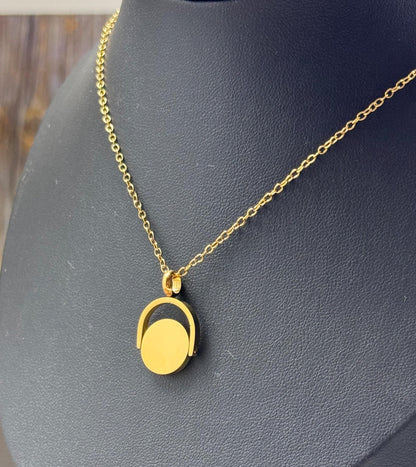 Personalised Fidget Spinner Necklace