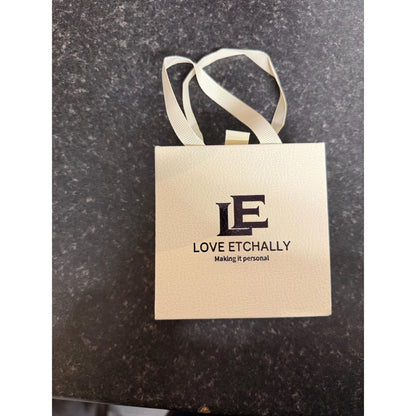 Personalised Heart Necklace | Engraved Pendant in Silver, Gold & Rose Gold