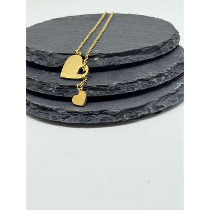 Personalised Heart Necklace | Engraved Pendant in Silver, Gold & Rose Gold