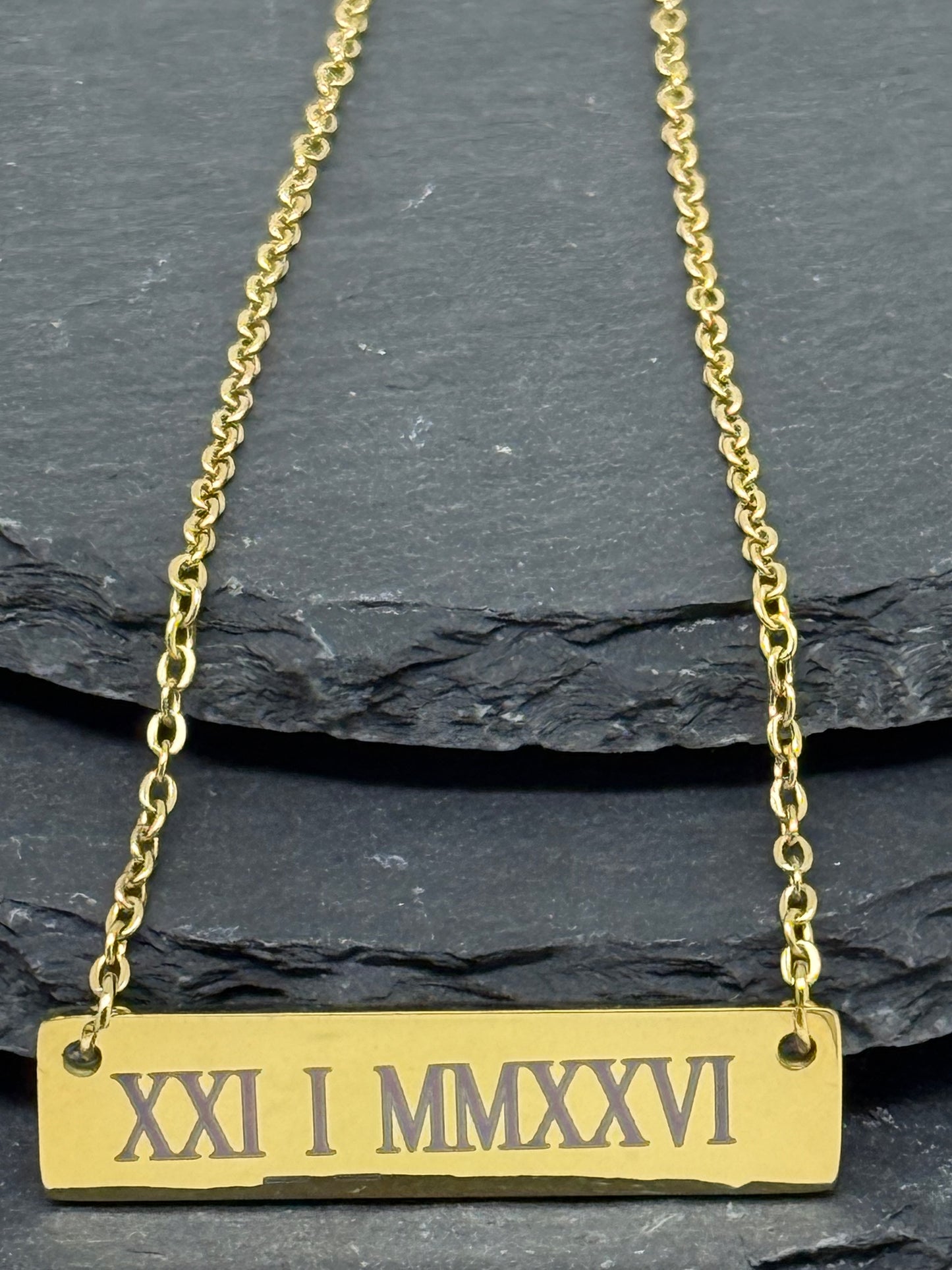 Personalised Bar Necklace