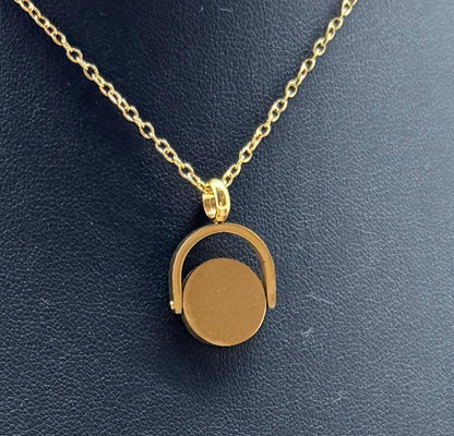 Personalised Fidget Spinner Necklace