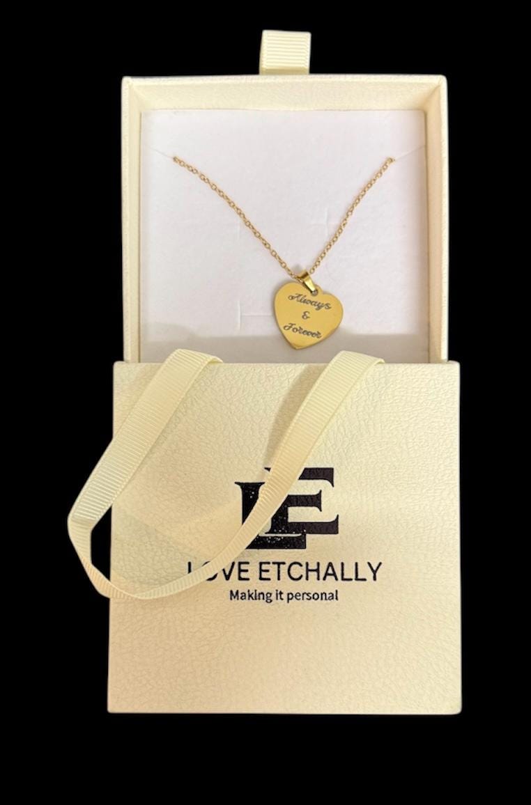 Personalised Bar Necklace - Custom Engraved Nameplate Gold & Silver