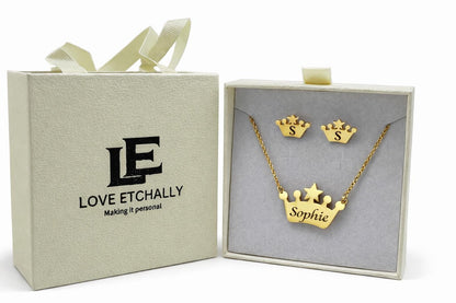 Hidden Heart Angel Wing Necklace – Personalised Memorial Keepsake (Gold or Silver)