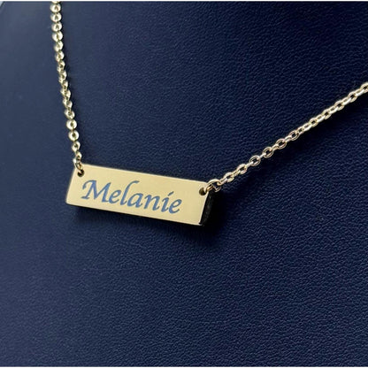 Personalised Bar Necklace