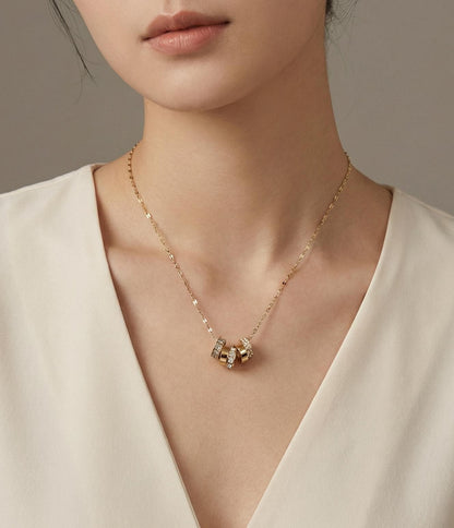Personalised Hidden Engraved Ring Necklace UK – Love Etchally