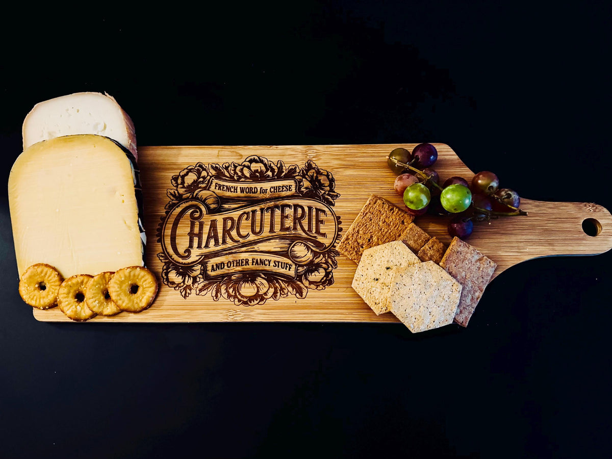 Engraved Charcuterie Board, Wooden Cheese Serving Board, Funny Cheese Board, Grazing Platter, Foodie Gift, Housewarming Gift
