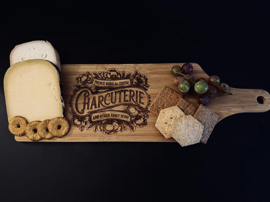 Engraved Charcuterie Board, Wooden Cheese Serving Board, Funny Cheese Board, Grazing Platter, Foodie Gift, Housewarming Gift